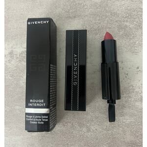 Givenchy Rouge Interdit 6 Rose Nocturne Satin Lipstick Comfort & Hold Illicit